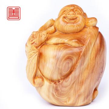 善也太行崖柏手把件康宁五福（已结缘）