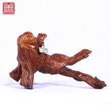 善也太行崖柏摆件弥勒送佛（已结缘）