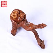 善也太行崖柏摆件弥勒送佛（已结缘）