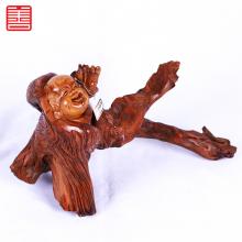 善也太行崖柏摆件弥勒送佛（已结缘）