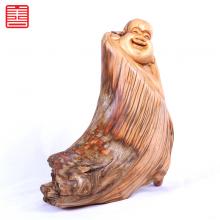 善也太行崖柏摆件弥勒（已结缘）