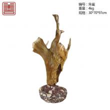 善也太行崖柏摆件朱雀