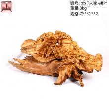善也太行崖柏摆件太行人家-耕种（已结缘）