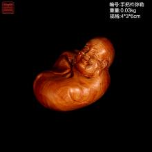 善也太行崖柏手把件弥勒