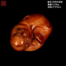 善也太行崖柏手把件弥勒