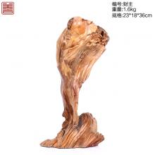 善也太行崖柏摆件财主