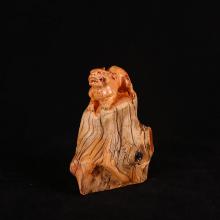 善也太行崖柏摆件瑞兽辟邪镇宅（已结缘）