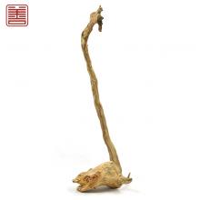 善也太行崖柏摆件摇钱树（咬钱鼠）