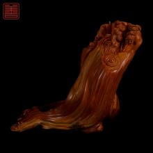 善也太行崖柏摆件老子八卦倒流香（已结缘）