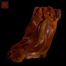 善也太行崖柏摆件老子八卦倒流香（已结缘）