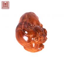 善也太行崖柏手把件貔貅