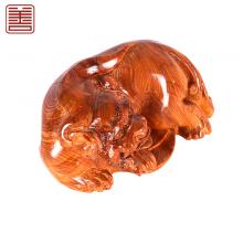 善也太行崖柏手把件貔貅