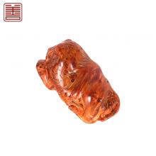 善也太行崖柏手把件小雄狮（已结缘）