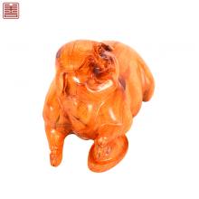 善也太行崖柏手把件小猪