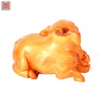 善也太行崖柏手把件小猪