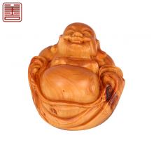 善也太行崖柏手把件弥勒005