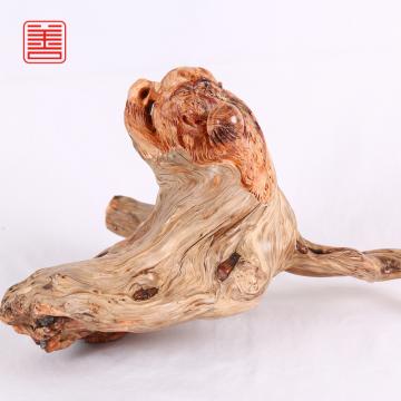善也太行崖柏摆件献寿