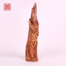 善也太行崖柏摆件山间水流