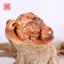 善也太行崖柏摆件献寿