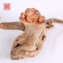 善也太行崖柏摆件献寿