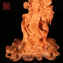 善也太行崖柏摆件莲花观音（已结缘）