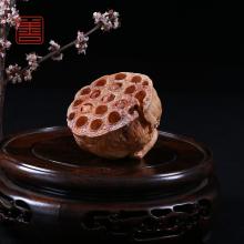 善也太行崖柏手把件莲蓬