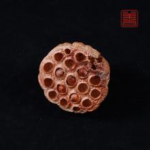 善也太行崖柏手把件莲蓬