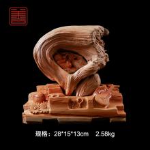 善也太行崖柏摆件生命