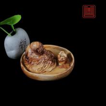 善也太行崖柏摆件达摩香插