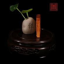 善也堂太行崖柏摆件《一念之间》