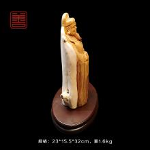 善也堂太行崖柏摆件《财神》
