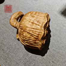 善也太行崖柏手把件《莲蓬》