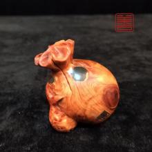 善也堂太行崖柏手把件《米袋》