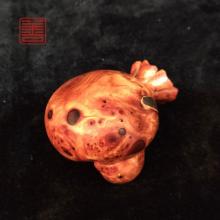 善也堂太行崖柏手把件《米袋》