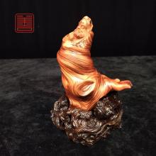 善也堂太行崖柏摆件《达摩》