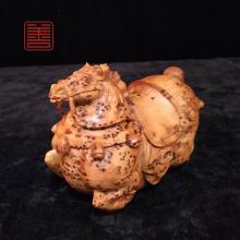 善也堂太行崖柏摆件《唐马》