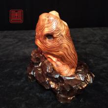 善也堂太行崖柏摆件《达摩》