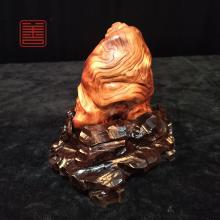 善也堂太行崖柏摆件《达摩》