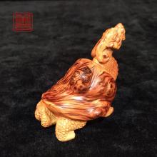 善也堂太行崖柏摆件《龙龟》