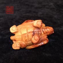 善也堂太行崖柏摆件《龙龟》
