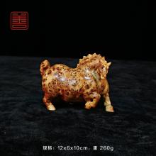 善也堂太行崖柏摆件《唐马》