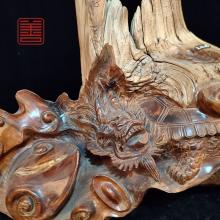 善也堂太行崖柏摆件《吉祥如意》