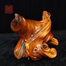 善也堂太行崖柏摆件《龙腾盛世》