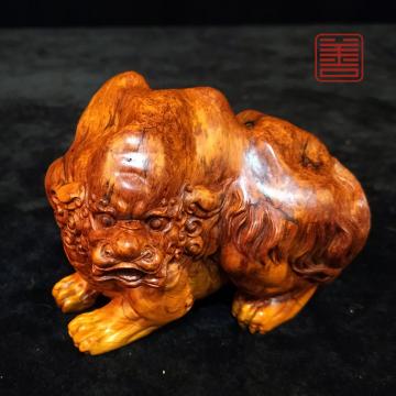 善也堂太行崖柏摆件《貔貅》