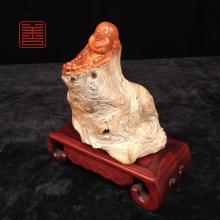 善也堂太行崖柏摆件《弥勒》