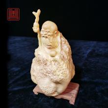 善也堂黄杨木摆件《寿星》