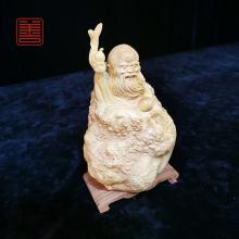 善也堂黄杨木摆件《寿星》