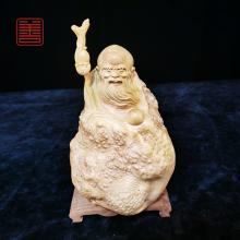 善也堂黄杨木摆件《寿星》