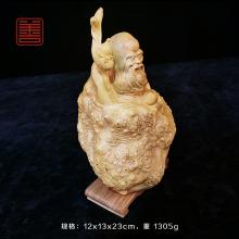 善也堂黄杨木摆件《寿星》
