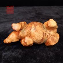 善也堂太行崖柏摆件《犀牛》